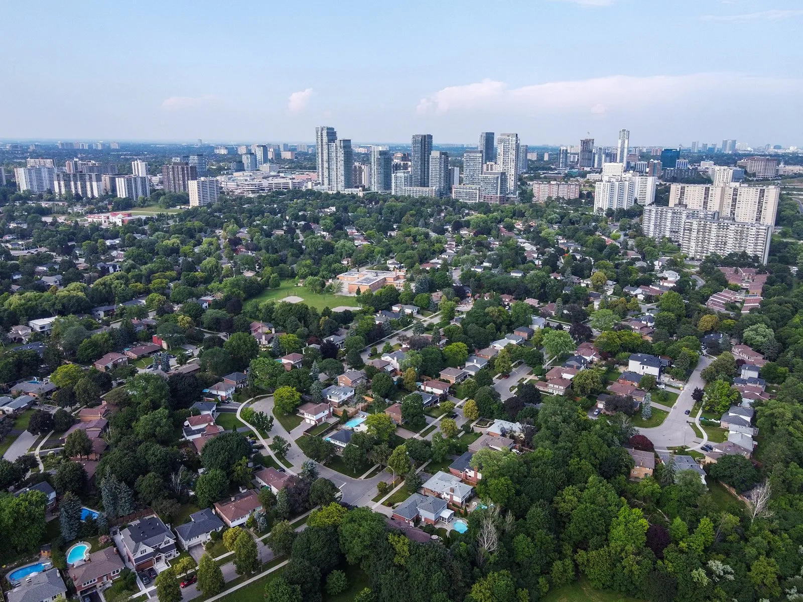 Henry Farm neighbourhood in North York