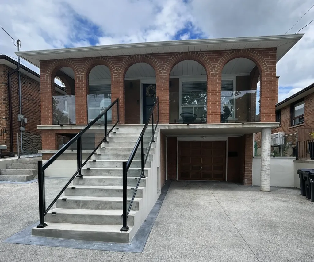 Exterior prep on a Bayview Village home in North York