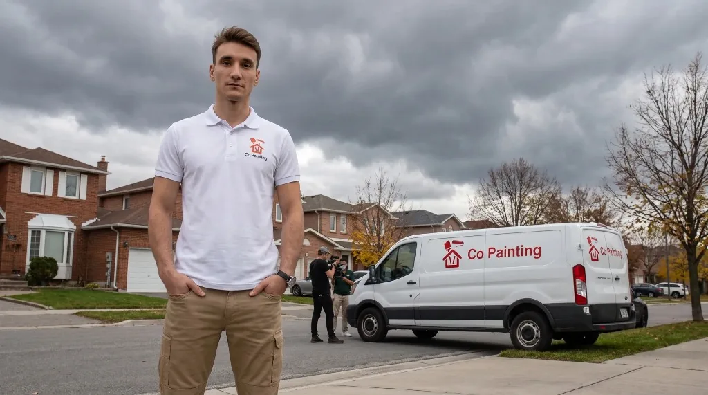 Co Painting estimator with branded van