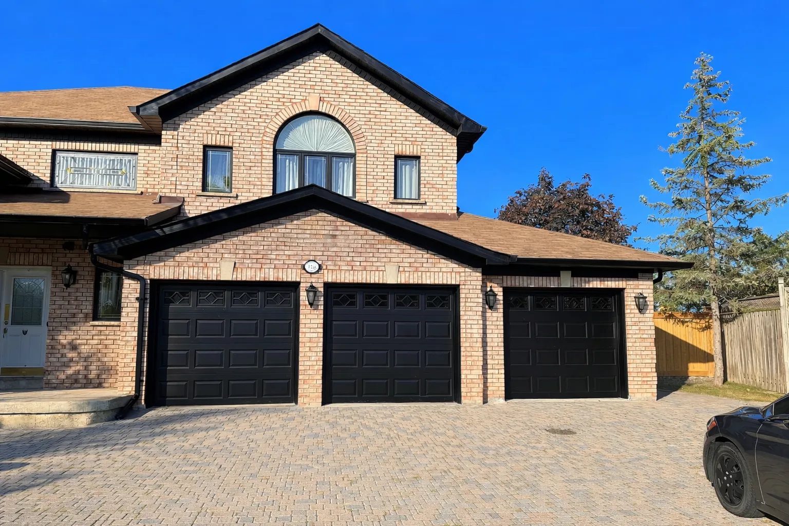 Garage doors and exterior trim
